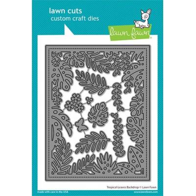 Lawn Fawn Lawn Cuts - Tropical Leaves Backdrop